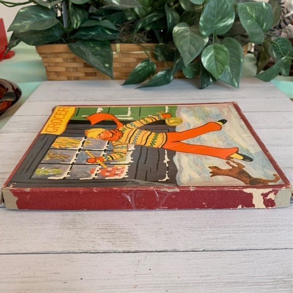 Handy Spandy & Little Tom Tucker Cardboard Puzzles 30s/40s Original Box VTG RARE - Picture 7 of 9